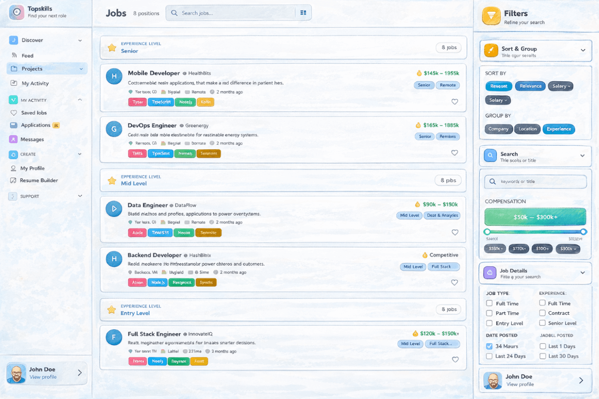 Job Board - Browse Projects